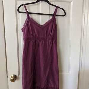 Linen and lace sundress